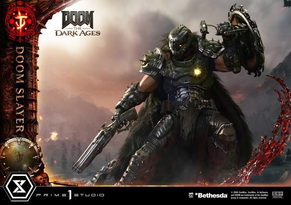 Doom: The Dark Ages Ultimate Premium Masterline Doom Slayer 1/4 Scale Statue Gallery Image 15