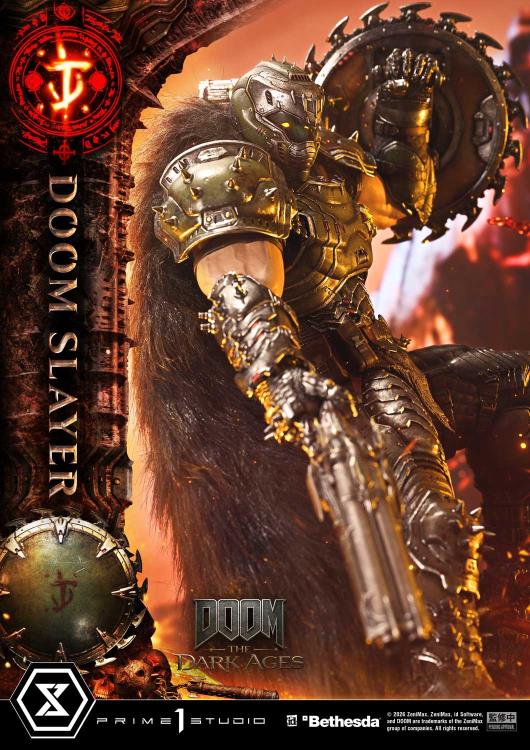 Doom: The Dark Ages Ultimate Premium Masterline Doom Slayer 1/4 Scale Statue Gallery Image 6