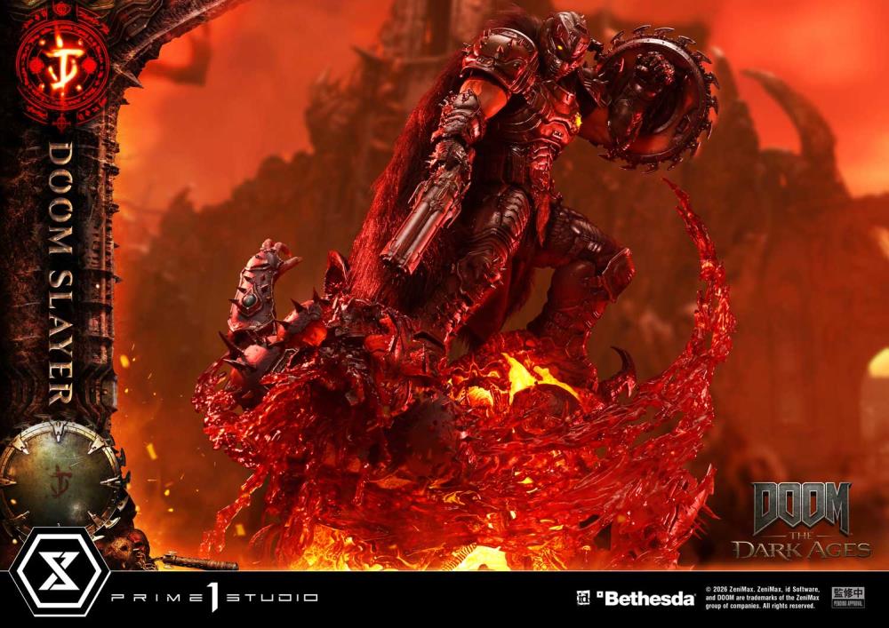 Doom: The Dark Ages Ultimate Premium Masterline Doom Slayer 1/4 Scale Statue Gallery Image 8