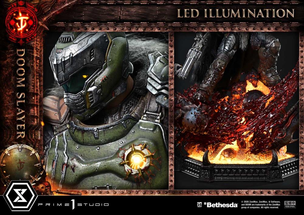 Doom: The Dark Ages Ultimate Premium Masterline Doom Slayer 1/4 Scale Statue Gallery Image 35