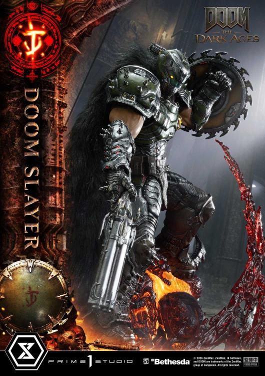 Doom: The Dark Ages Ultimate Premium Masterline Doom Slayer 1/4 Scale Statue Gallery Image 14