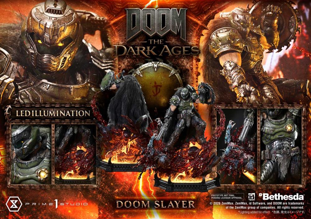 Doom: The Dark Ages Ultimate Premium Masterline Doom Slayer 1/4 Scale Statue Gallery Image 36