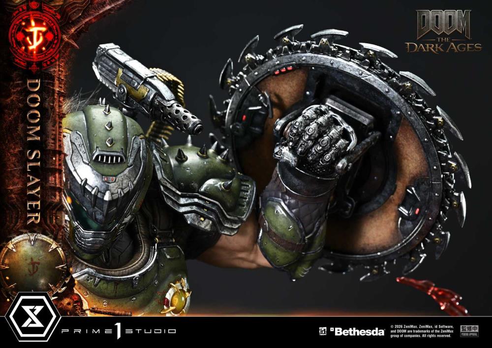 Doom: The Dark Ages Ultimate Premium Masterline Doom Slayer 1/4 Scale Statue Gallery Image 31
