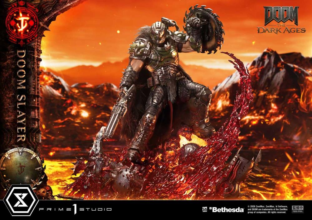 Doom: The Dark Ages Ultimate Premium Masterline Doom Slayer 1/4 Scale Statue Gallery Image 11