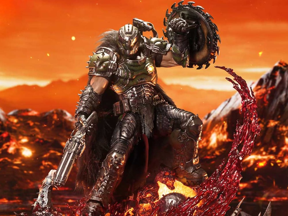 Doom: The Dark Ages Ultimate Premium Masterline Doom Slayer 1/4 Scale Statue Gallery Image 1