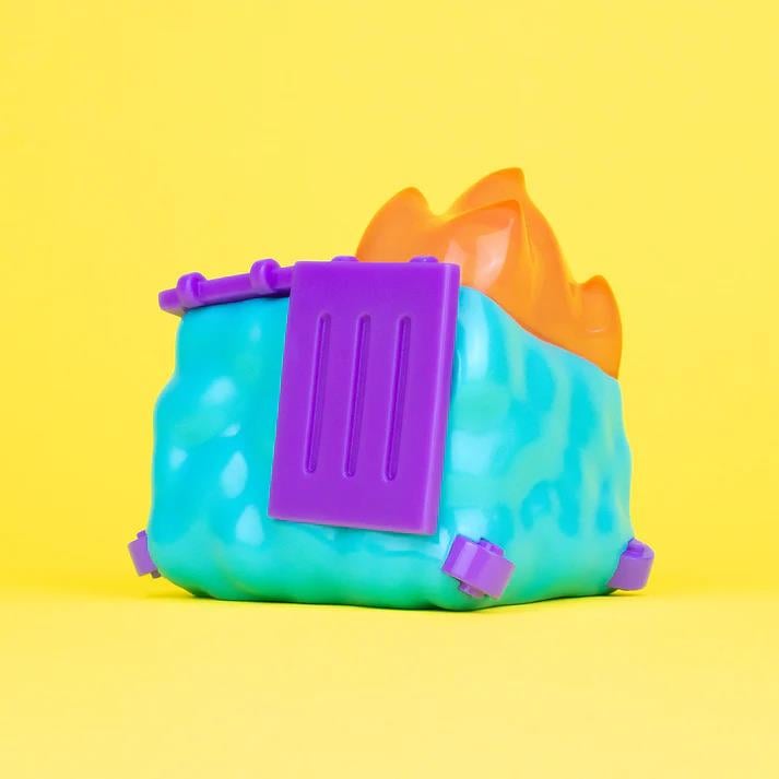 Dumpster Fire GlanderCo Vinyl Figure Gallery Image 8