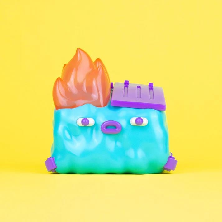 Dumpster Fire GlanderCo Vinyl Figure Gallery Image 4