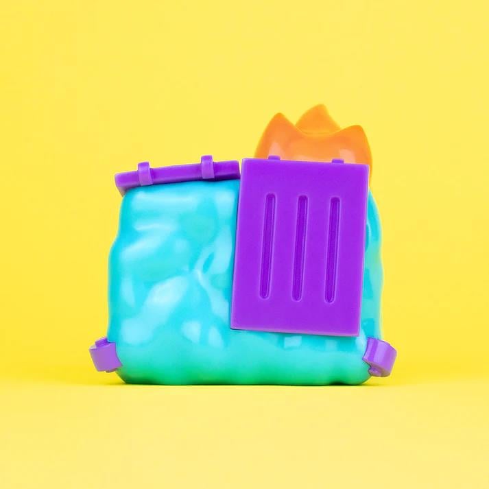 Dumpster Fire GlanderCo Vinyl Figure Gallery Image 7