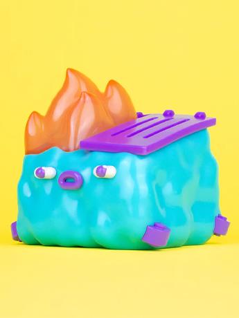Dumpster Fire GlanderCo Vinyl Figure Gallery Image 2