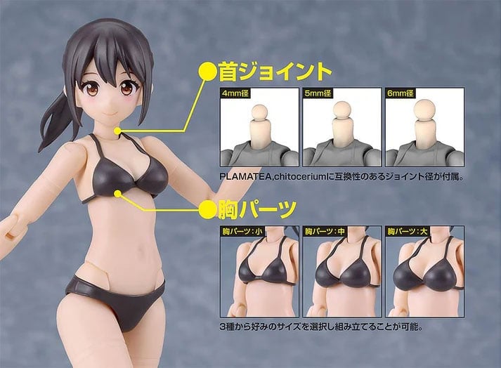 ハラペコモード（びみ太）GO！SENTO！ C102 グッズセット　ポニテショタ PLAMATEA Muse Body: Ichika (Bikini Ver. A Type) Model Kit