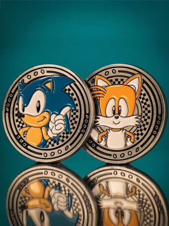 Sonic the Hedgehog Sonic and Tails Limited Edition Coin Gallery Image 2
