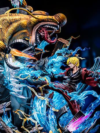 One Piece Straw Hat Crew Series Vol. 1 Sanji Limited Edition Statue Gallery Image 2