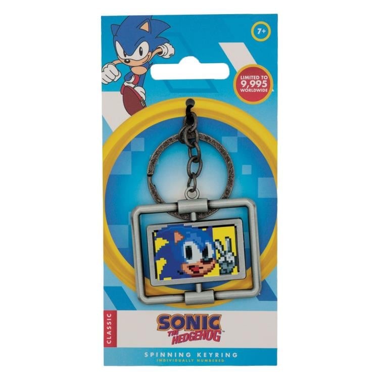 Sonic the Hedgehog Sonic and Dr. Eggman Limited Edition Spinning Keyring Gallery Image 7