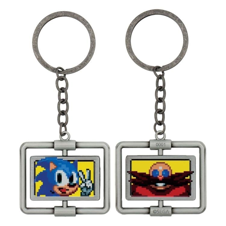 Sonic the Hedgehog Sonic and Dr. Eggman Limited Edition Spinning Keyring Gallery Image 5