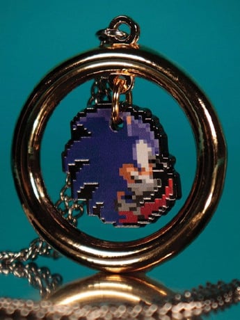 Sonic the Hedgehog Limited Edition Ring Necklace Gallery Image 2