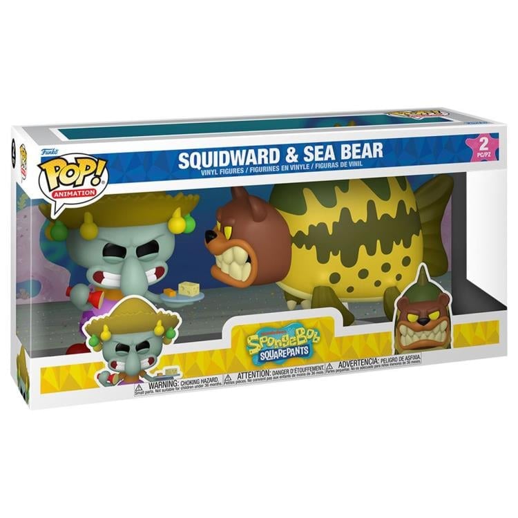 SpongeBob SquarePants Pop! Animation Squidward & Sea Bear Two-Pack Gallery Image 3