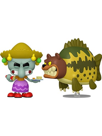 SpongeBob SquarePants Pop! Animation Squidward & Sea Bear Two-Pack Gallery Image 2