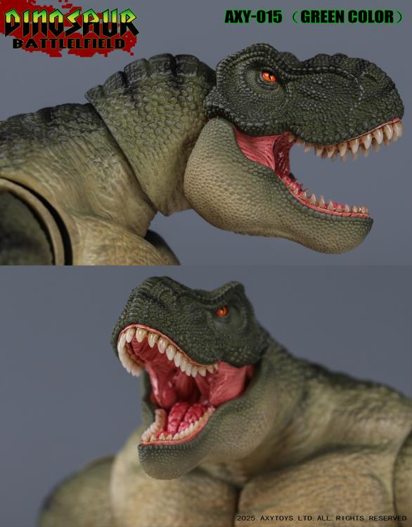 Dinosaur Battlefield Tyrannosaurus Rex (Green Color Ver.) 1/9