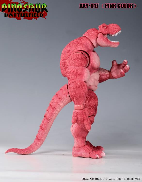 dinosaur フィギュア Dinosaur Battlefield Tyrannosaurus Rex (Pink Color Ver.) 1/9 Scale