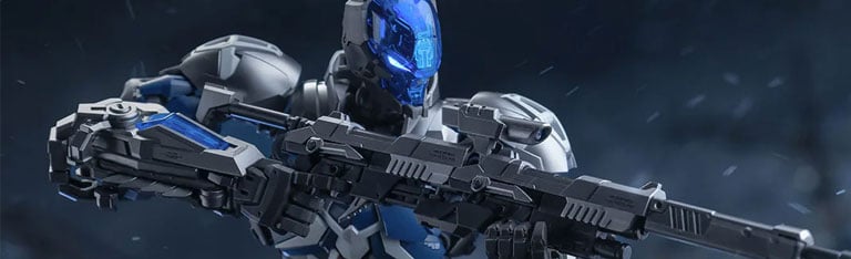 Image of Batman: Arkham Knight Over Zero Arkham Knight 1/10 Scale Model Kit