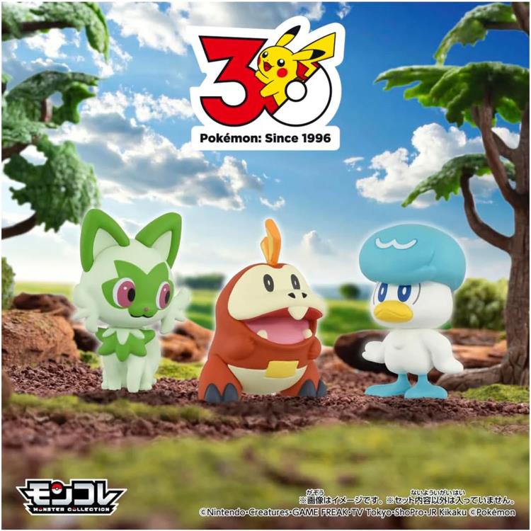 Pokemon 30th Anniversary Moncolle Choose Your Set Paldea Region Figure Set Gallery Image 3