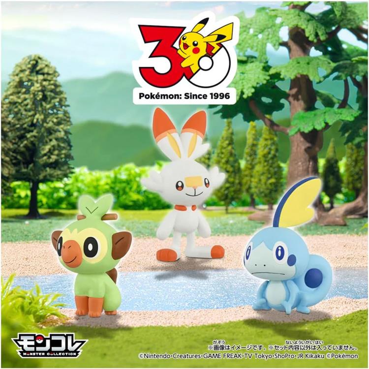Pokemon 30th Anniversary Moncolle Choose Your Set Galar Region Figure Set Gallery Image 3