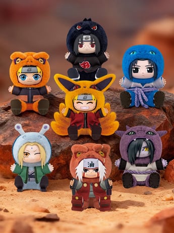 Naruto: Shippuden EAKI Cute Beast Party 2 Random Plush Keychain Gallery Image 2
