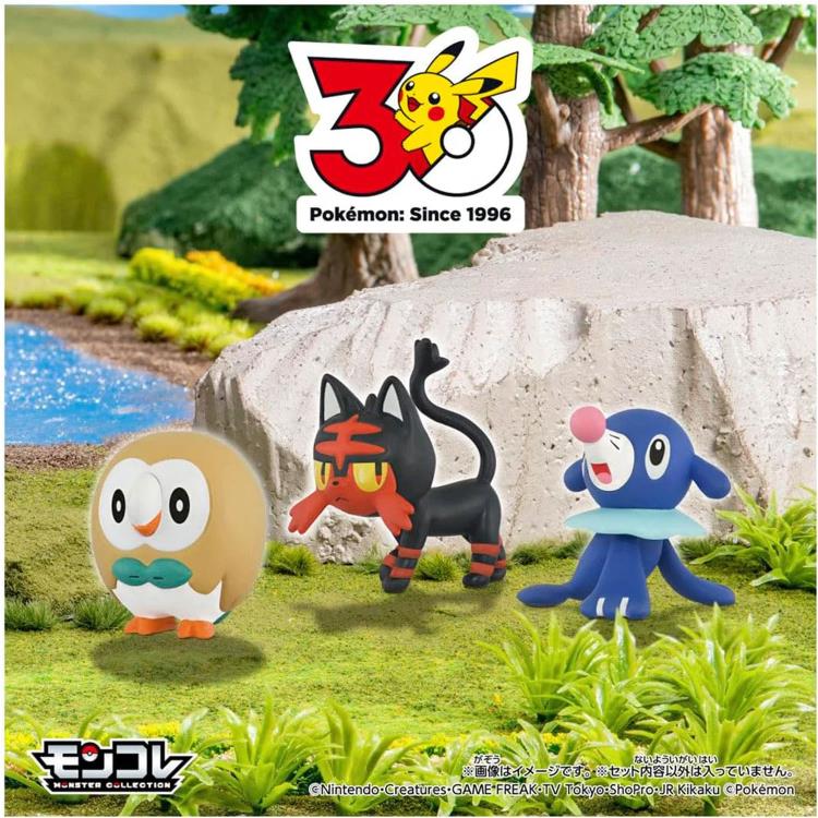 Pokemon 30th Anniversary Moncolle Choose Your Set Alola Region Figure Set Gallery Image 3