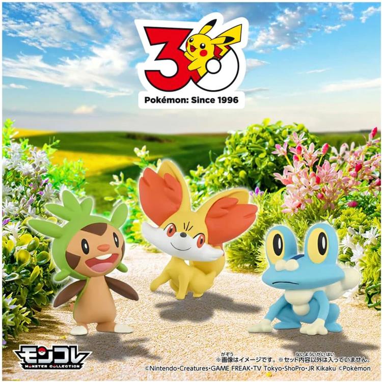 Pokemon 30th Anniversary Moncolle Choose Your Set Kalos Region Figure Set Gallery Image 3