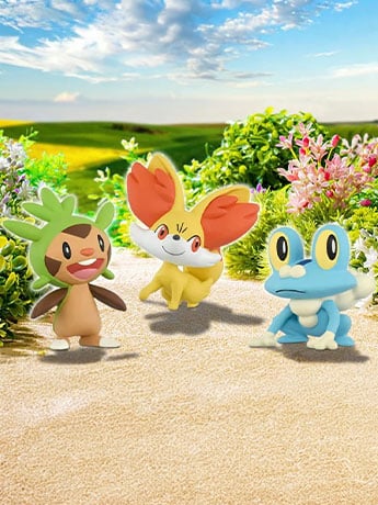 Image of Pokemon 30th Anniversary Moncolle Choose Your Set Kalos Region Figure Set