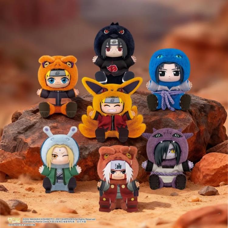 Naruto: Shippuden EAKI Cute Beast Party 2 Box of 6 Random Plush Keychains Gallery Image 3