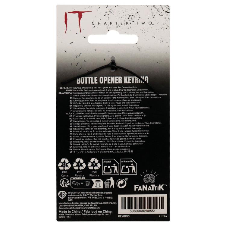 IT Chapter Two Pennywise Bottle Opener Keyring Gallery Image 9