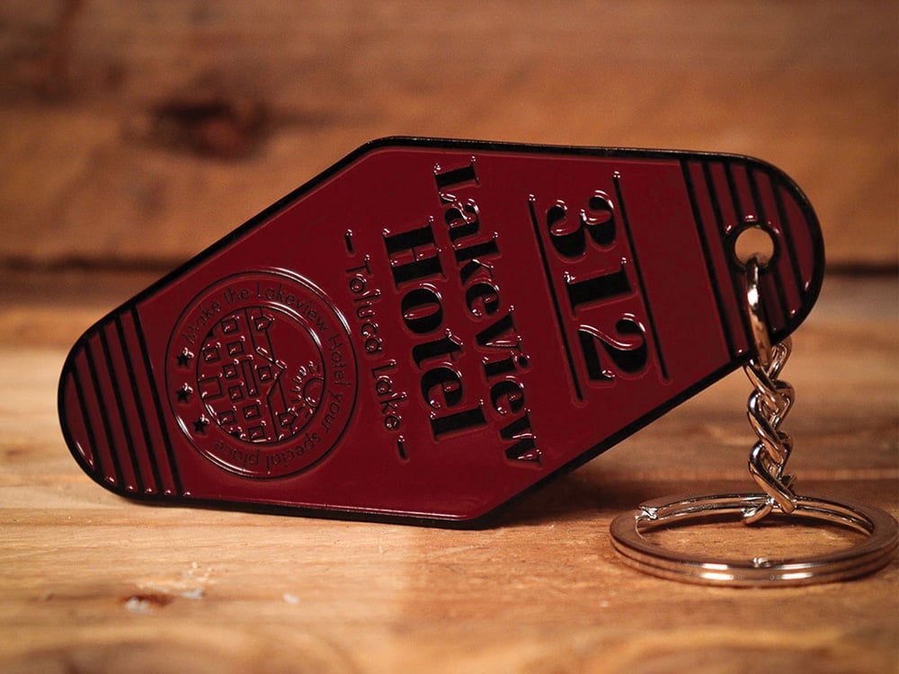 Silent Hill 2 Lakeview Hotel Limited Edition Keychain (Red Edition) Gallery Image 1