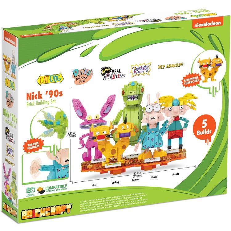 Nickelodeon 90s Icons Brick Building Set Gallery Image 14