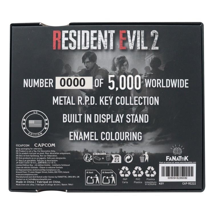 Resident Evil 2 R.P.D. Key Collection Limited Edition Set (US Variant) Gallery Image 13
