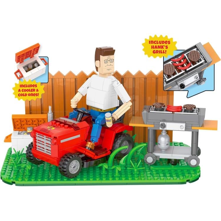 King of the Hill Hank Hill's Backyard Brick Building Set Gallery Image 8