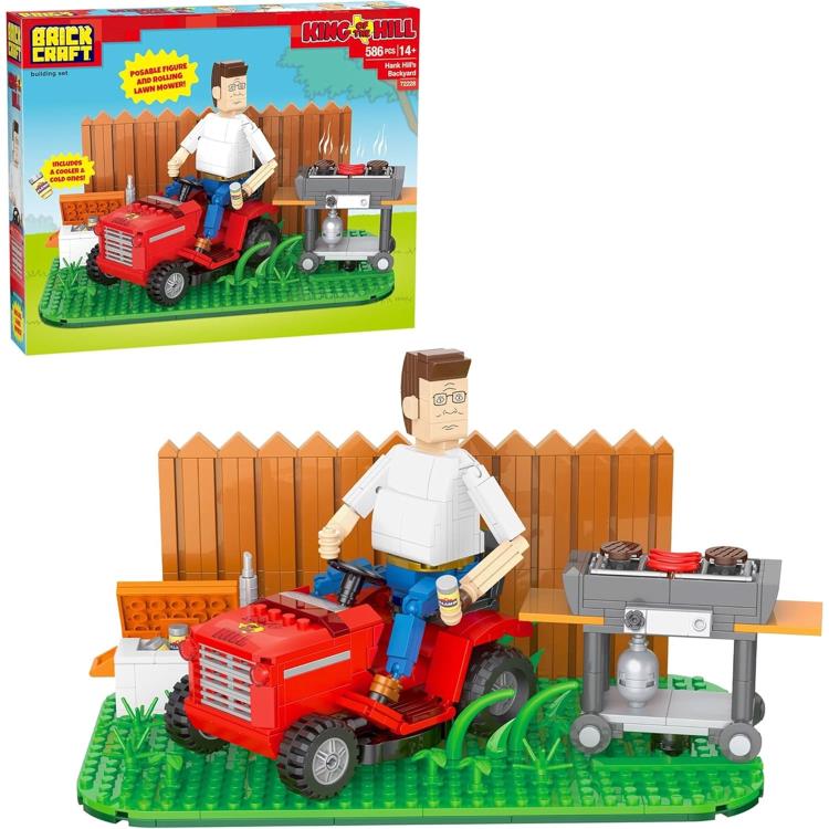 King of the Hill Hank Hill's Backyard Brick Building Set Gallery Image 9