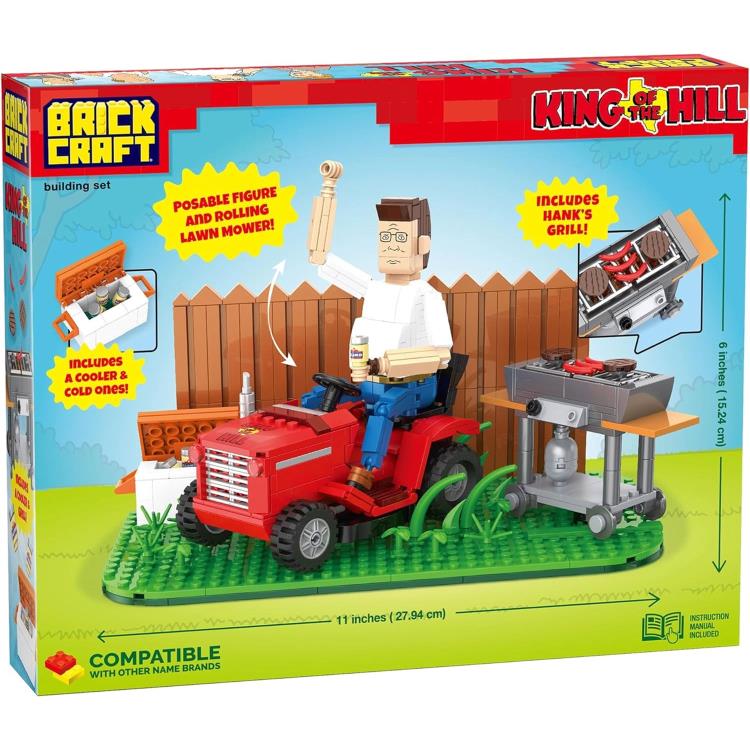 King of the Hill Hank Hill's Backyard Brick Building Set Gallery Image 10