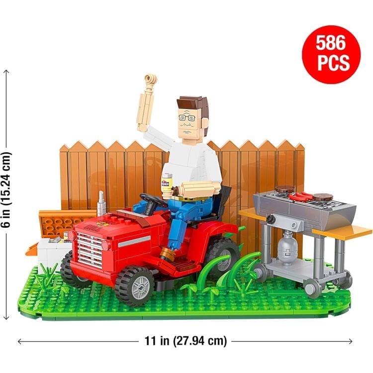 King of the Hill Hank Hill's Backyard Brick Building Set Gallery Image 7