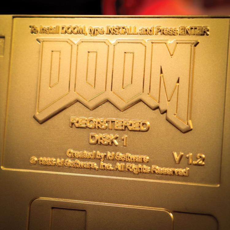 Doom Commemorative Floppy Disk Limited Edition Replica (Gold Edition) Gallery Image 4