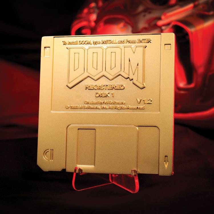Doom Commemorative Floppy Disk Limited Edition Replica (Gold Edition)