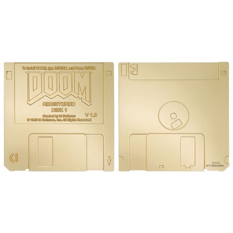 Doom Commemorative Floppy Disk Limited Edition Replica (Gold Edition) Gallery Image 9