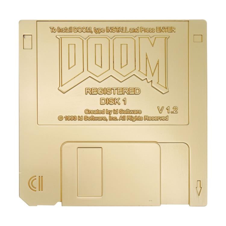 Doom Commemorative Floppy Disk Limited Edition Replica (Gold Edition) Gallery Image 7