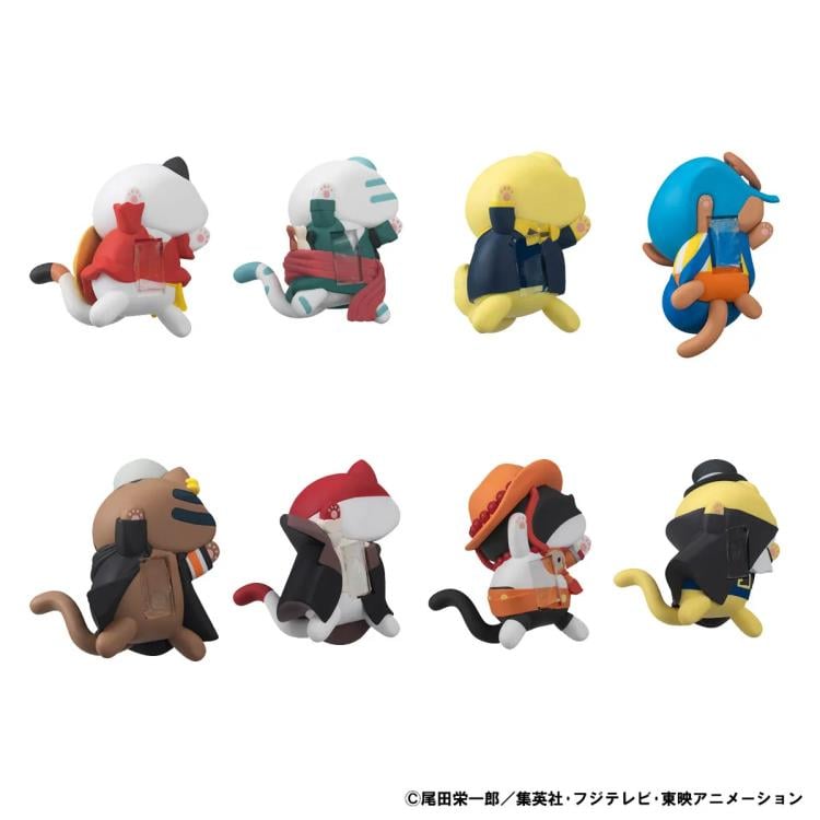 One Piece Mega Cat Project Nyan Piece Nyan Sticky Kitties Box of 8 Random Figures Gallery Image 4