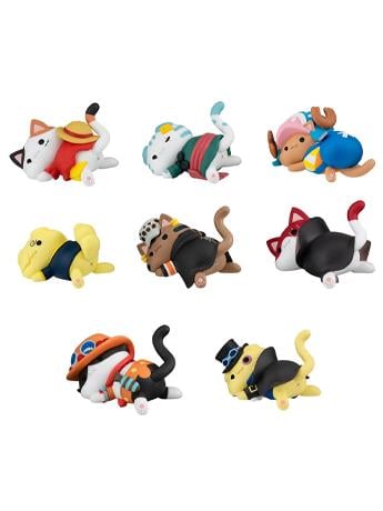 One Piece Mega Cat Project Nyan Piece Nyan Sticky Kitties Box of 8 Random Figures Gallery Image 2