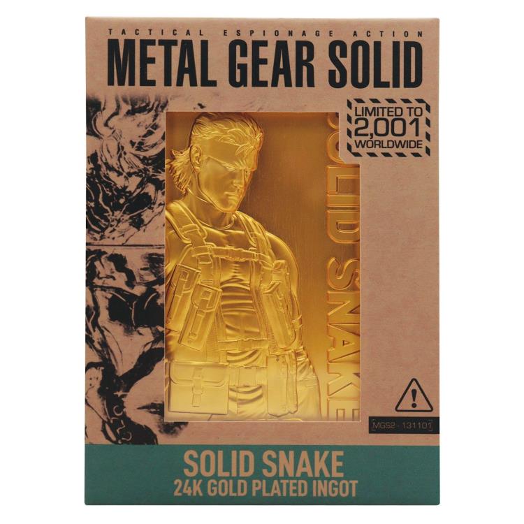 その他 L GEAR SOLID Trading Card 002 GOLDEN Metal Gear Solid 2: Sons of Liberty Solid Snake Limited Edition