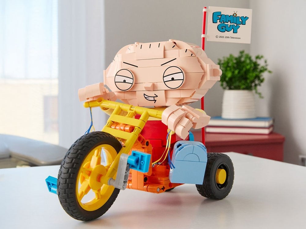 Family Guy Stewie On Trike Brick Building Set Gallery Image 1