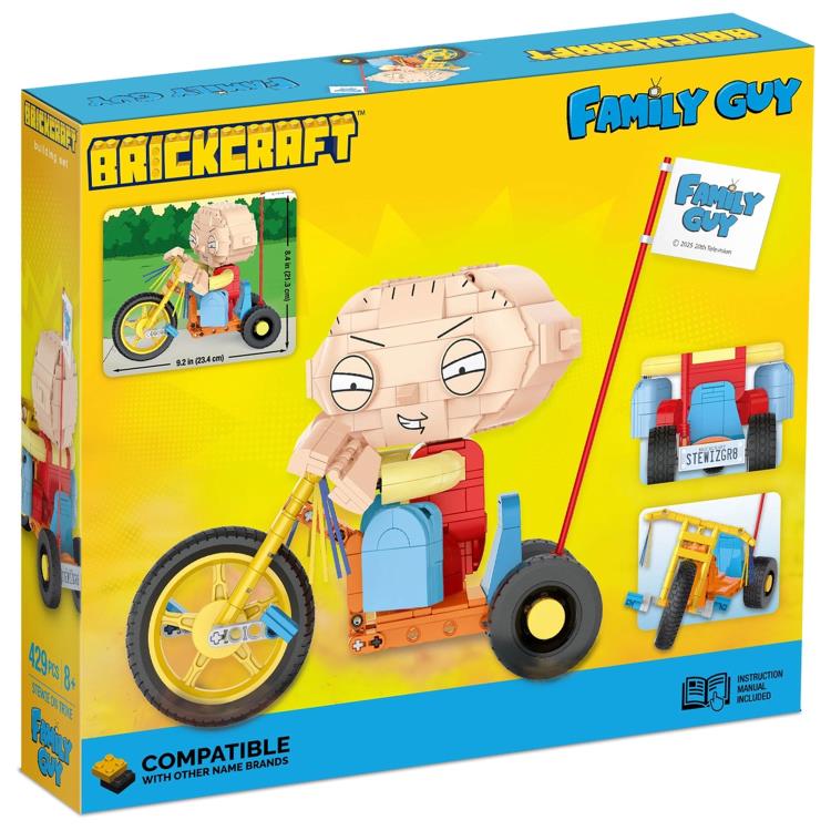 Family Guy Stewie On Trike Brick Building Set Gallery Image 15