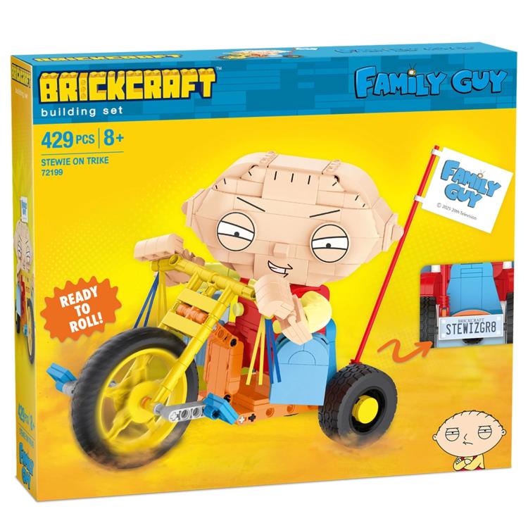 Family Guy Stewie On Trike Brick Building Set Gallery Image 14