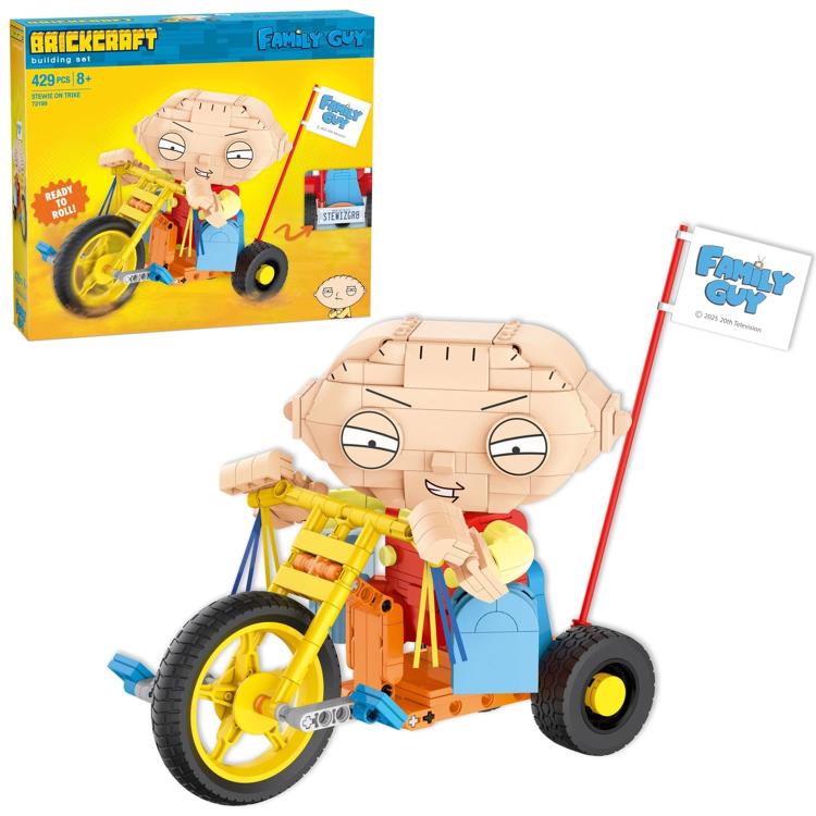 Family Guy Stewie On Trike Brick Building Set Gallery Image 13